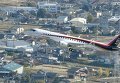 Первый японский реактивный самолет MRJ провел третий тестовый полет